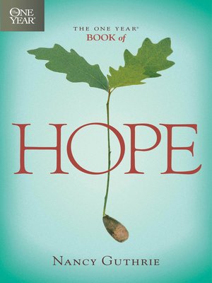 cover image of The One Year Book of Hope